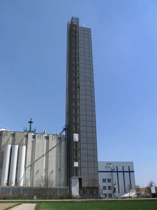 Grainsilo Schapfenmühle, Ulm