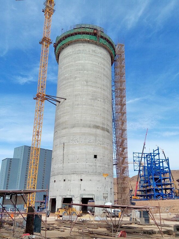 Mehrkammersilo und Rohmehlsilo Algerien